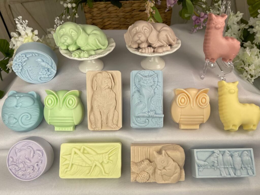 Animal shaped soap